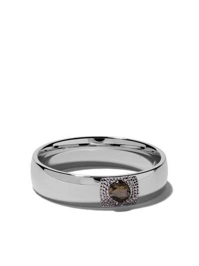 De Beers Jewellers 18kt white gold Talisman diamond 5mm band