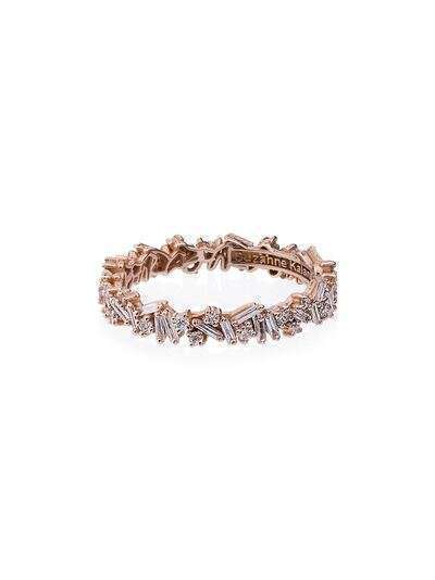 Suzanne Kalan 18K Rose Gold and diamond Sparkler Eternity Band