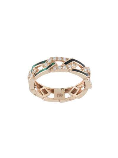 Terzihan кольцо Rebel из розового золота с бриллиантом