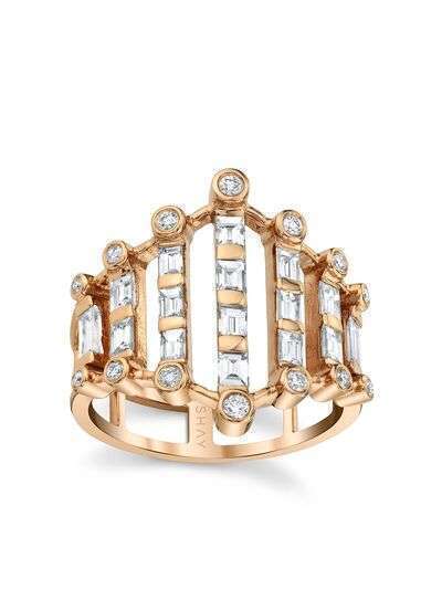 SHAY кольцо Royal из розового золота с бриллиантами
