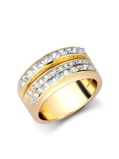 Pragnell кольцо RockChic из желтого золота с бриллиантами