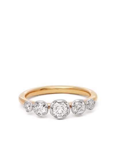 Annoushka кольцо из желтого золота с бриллиантами