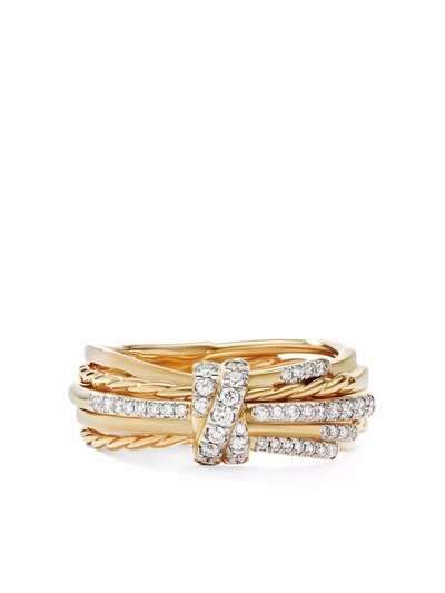 David Yurman кольцо Angelica из желтого золота с бриллиантами