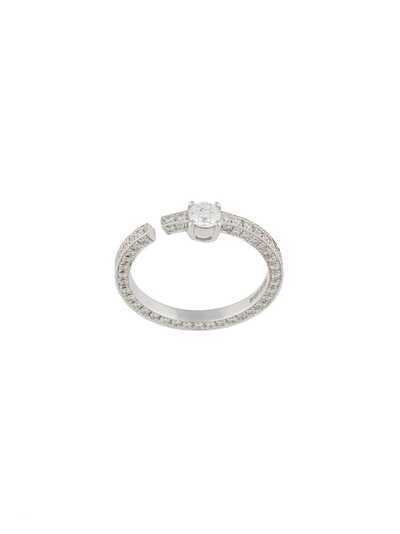 Maison Dauphin кольцо из белого золота с бриллиантами