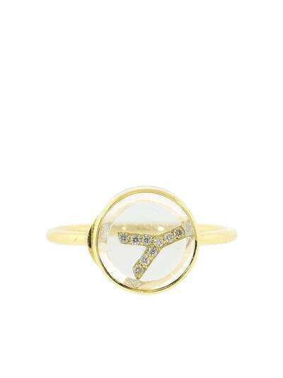 Moritz Glik кольцо из желтого золота с кристаллом