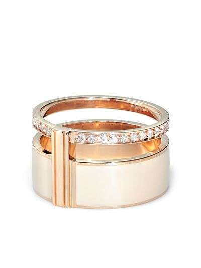 Repossi кольцо из розового золота с бриллиантами