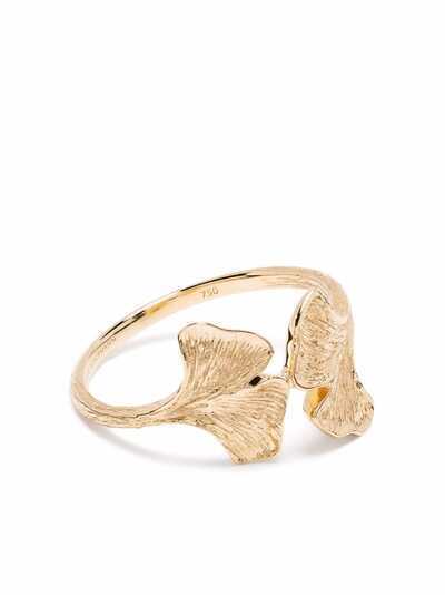Aurelie Bidermann кольцо Ginkgo из желтого золота