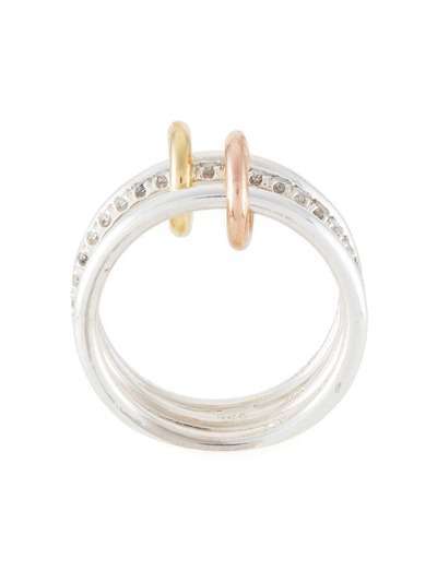 Spinelli Kilcollin серебряное кольцо Tigris MX с бриллиантами