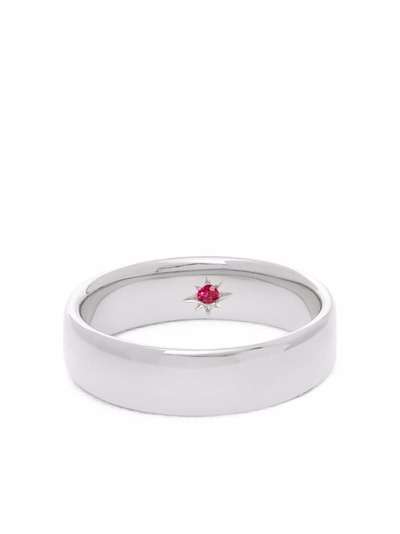 Annoushka обручальное кольцо из белого золота с рубином