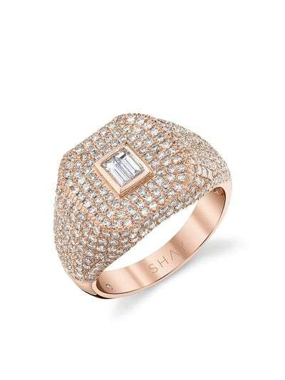 SHAY кольцо Champion из розового золота с бриллиантами