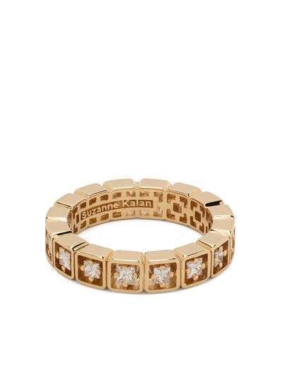 Suzanne Kalan кольцо Eternity из желтого золота с бриллиантами
