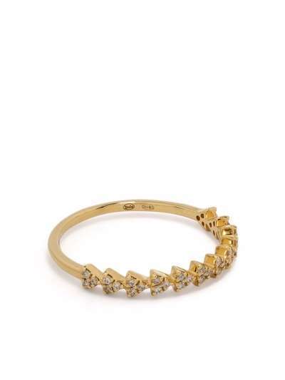 Djula кольцо Accumulation из желтого золота с бриллиантами