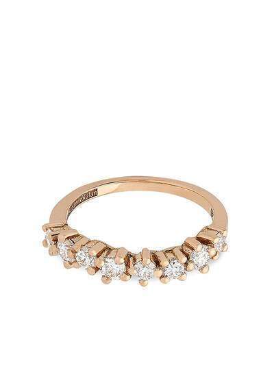 Suzanne Kalan кольцо Starburst из розового золота с бриллиантом
