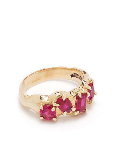SUSANNAH KING кольцо Vita из желтого золота с рубином