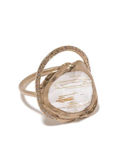 Pascale Monvoisin кольцо Gaïa из желтого золота с бриллиантами