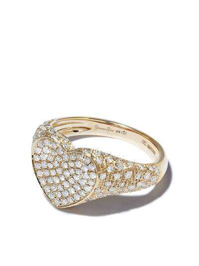 Yvonne Léon кольцо Chevalier из желтого золота с бриллиантами