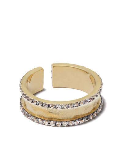 Feidt Paris кольцо из желтого золота с сапфиром