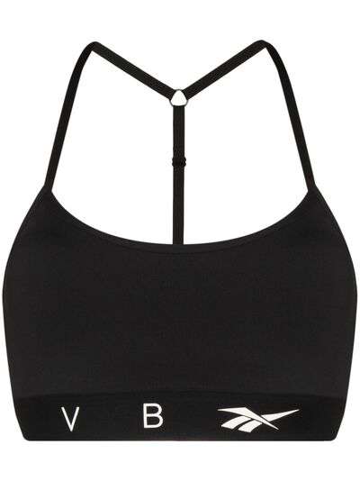 Reebok x Victoria Beckham спортивный бюстгальтер с логотипом