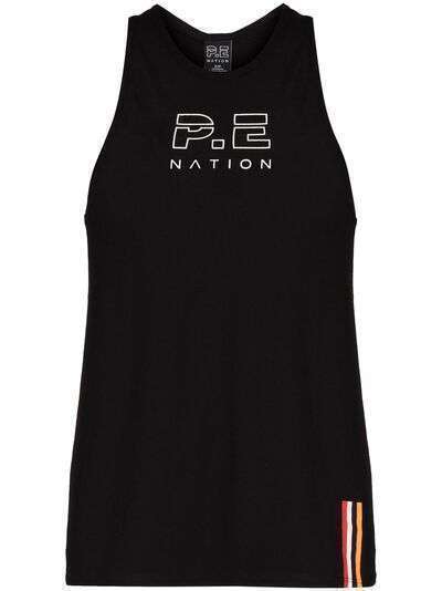 P.E Nation спортивный топ Endurance с логотипом