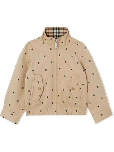 Burberry Kids куртка с монограммой