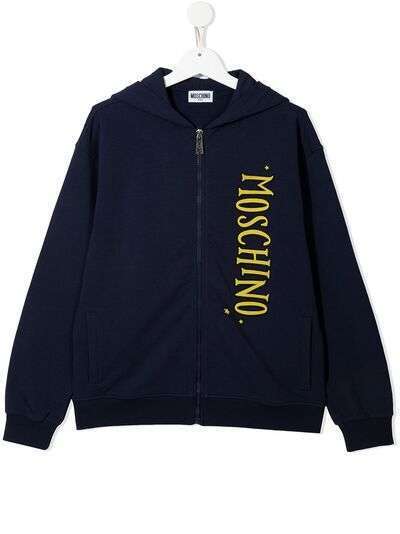 Moschino Kids худи с принтом