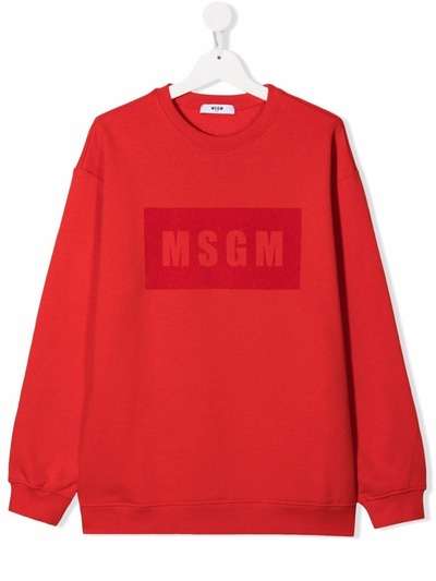 MSGM Kids толстовка с логотипом