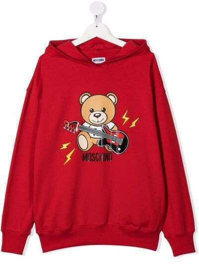 Moschino Kids худи с принтом Toy Bear