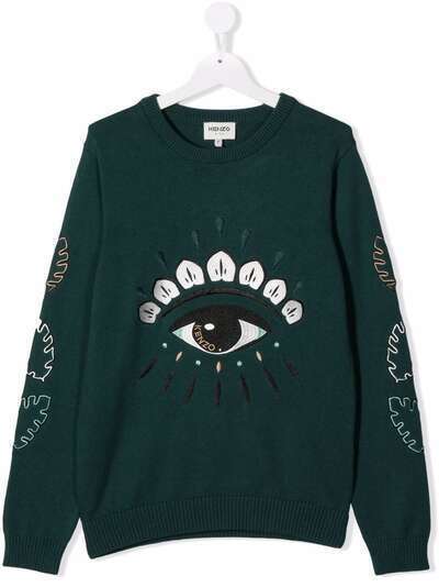 Kenzo Kids толстовка с вышивкой