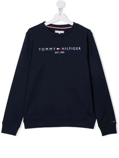 Tommy Hilfiger Junior толстовка из органического хлопка с логотипом