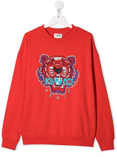 Kenzo Kids толстовка с вышитым логотипом