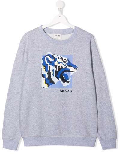 Kenzo Kids толстовка с графичным принтом