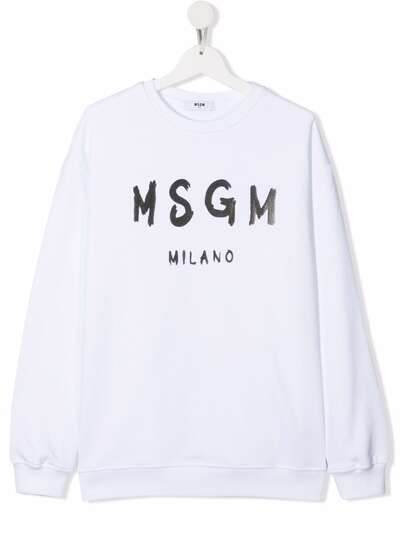 MSGM Kids толстовка с логотипом