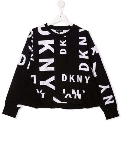 Dkny Kids толстовка с логотипом