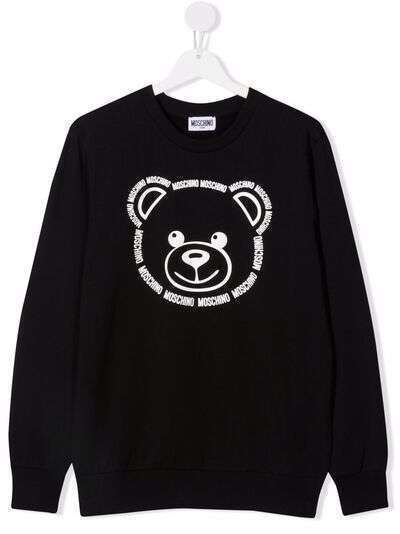 Moschino Kids толстовка с принтом Teddy Bear