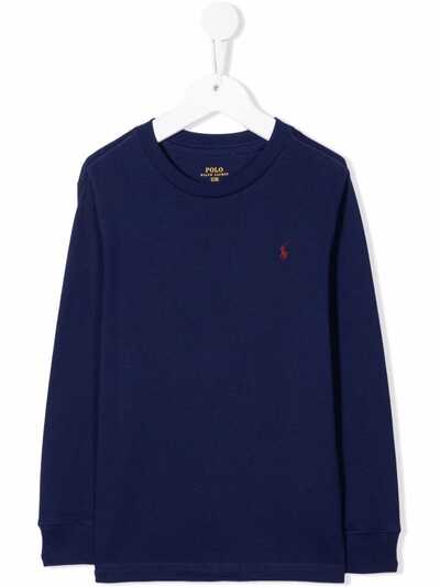 Ralph Lauren Kids свитер с вышитым логотипом