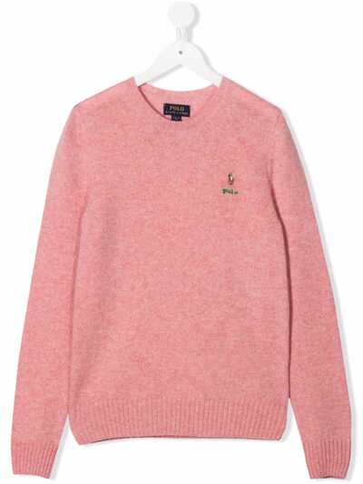 Ralph Lauren Kids джемпер с вышитым логотипом