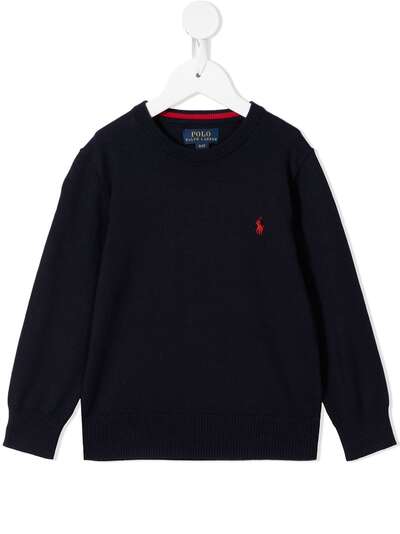 Ralph Lauren Kids джемпер с вышитым логотипом