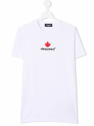 Dsquared2 Kids футболка с логотипом и круглым вырезом