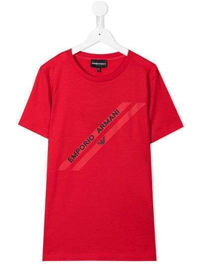 Emporio Armani Kids футболка с логотипом