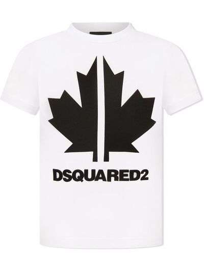 Dsquared2 Kids футболка с логотипом Maple Leaf