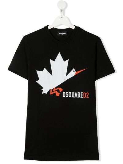Dsquared2 Kids футболка с графичным принтом