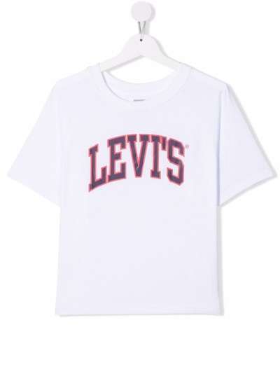 Levi's Kids футболка Collegiate Arch с логотипом