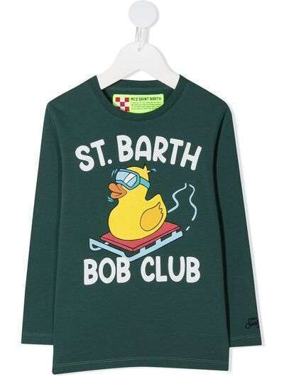 MC2 Saint Barth Kids футболка с принтом Bob Club