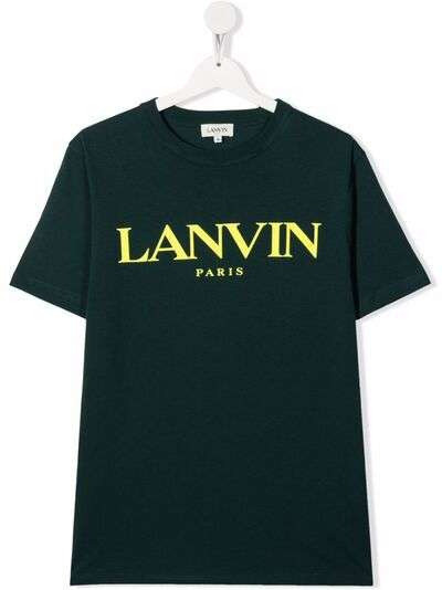 LANVIN Enfant футболка с логотипом