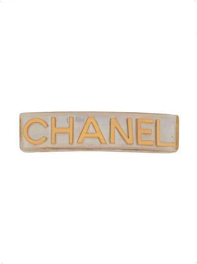 Chanel Pre-Owned прозрачная заколка для волос 1997-го года
