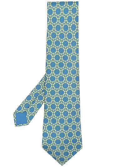 Hermès жаккардовый галстук 2000-х годов