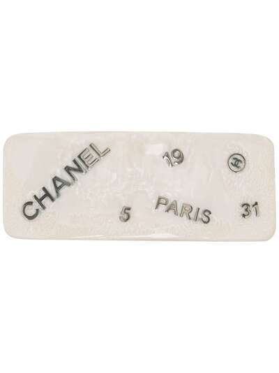 Chanel Pre-Owned заколка для волос 1999-го года с логотипом CC