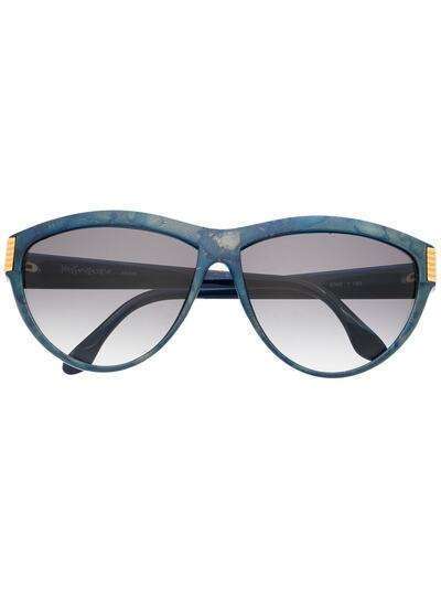 Yves Saint Laurent Pre-Owned солнцезащитные очки 1980-х годов