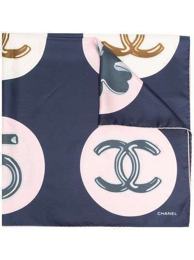 Chanel Pre-Owned шарф с логотипом CC