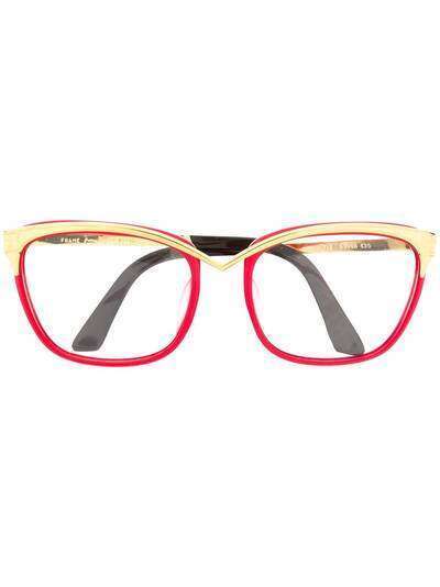 Thierry Mugler Pre-Owned очки в оправе 'кошачий глаз' 1980-х годов